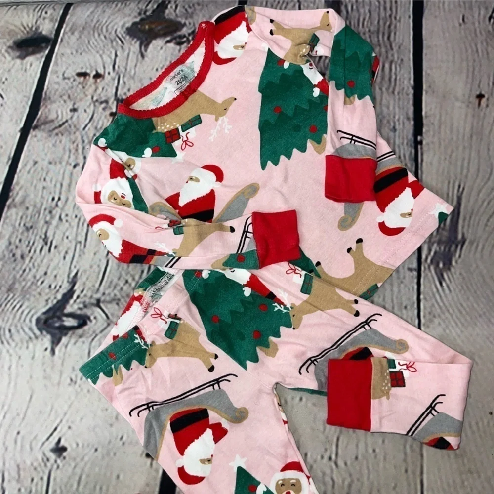 Carters Christmas pajamas 2T
